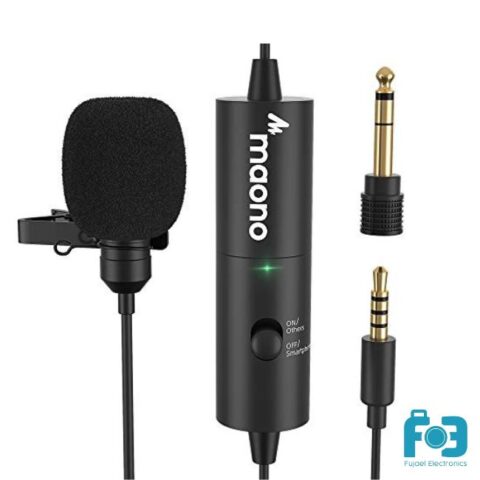 MAONO AU-100R Rechargeable Omnidirectional Lapel Microphone