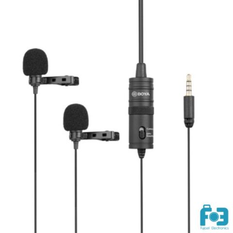 Boya BY-M1DM Dual Omni-directional Lavalier Microphone
