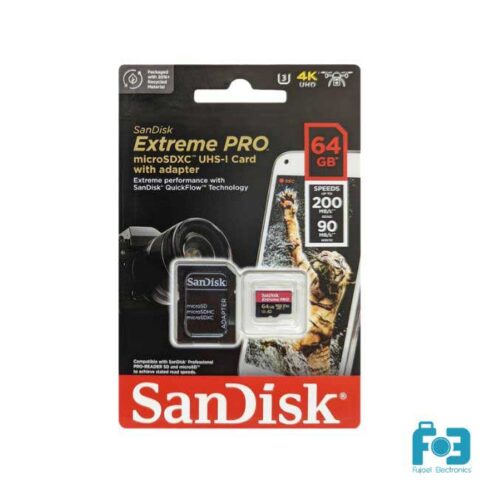 Sandisk Extreme Pro 64GB 200mbps Micro SDXC UHS-I Memory Card