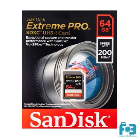 SanDisk Extreme PRO 64GB 200mbps SDXC UHS-I Memory Card