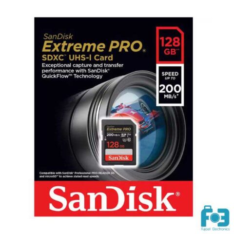 SanDisk Extreme PRO 128GB 200mbs SDXC UHS-I Memory Card