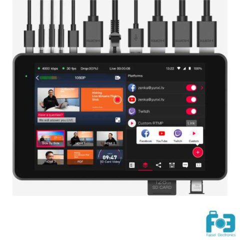 YoloLiv YoloBox Pro Portable Multi-Camera Encoder/Streamer, Switcher/Monitor & Recorder