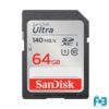 Sandisk 64GB Ultra SDXC UHS-I Memory Card - Up to 140MB/s