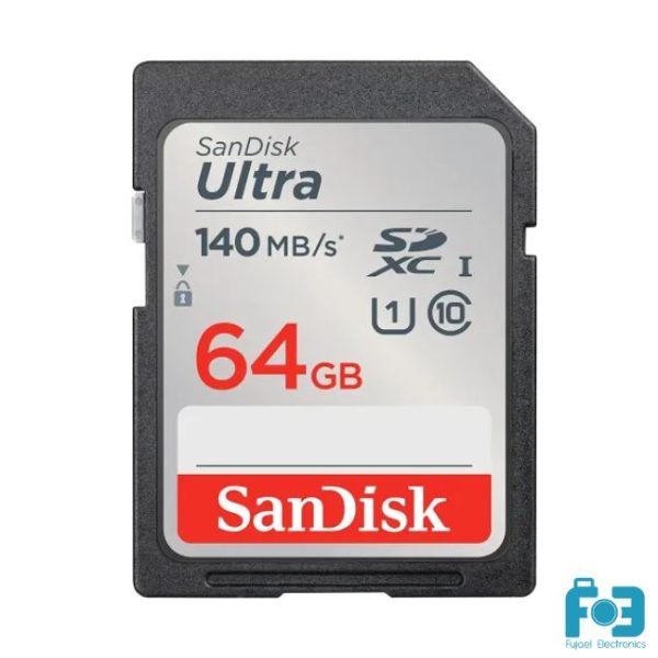 Sandisk 64GB Ultra SDXC UHS-I Memory Card - Up to 140MB/s
