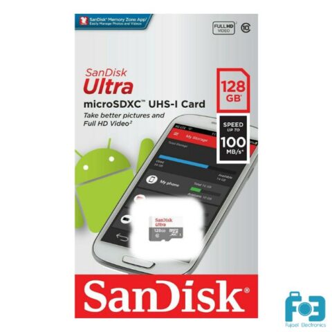 Sandisk Ultra 128GB 100Mb/s MicroSDXC UHS-I Memory Card