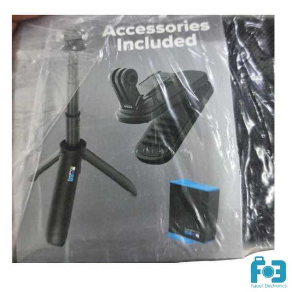 Gopro accessories included Tripod, Mount & Battery