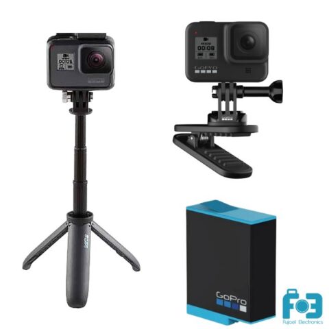 Gopro accessories included Tripod, Mount & Battery