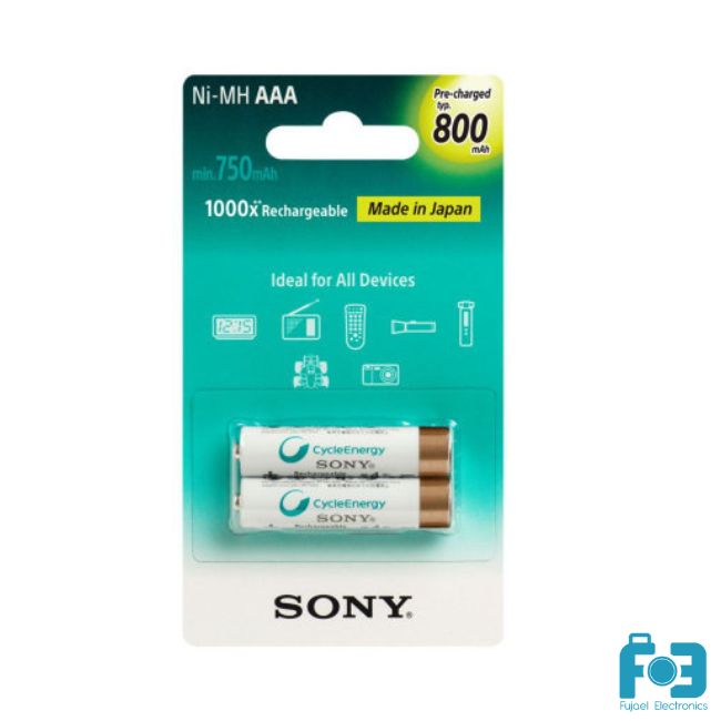 Sony Ni MH AAA Cycle Energy 800mAh Rechargeable Battery