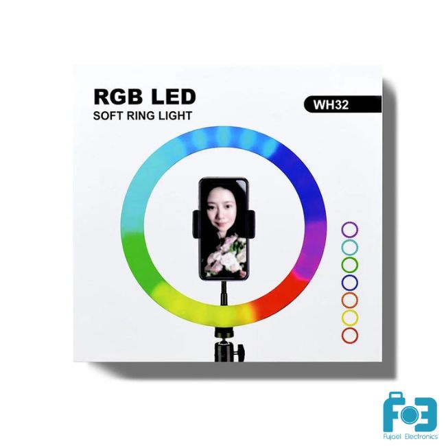RGB LED WH32 soft ring light