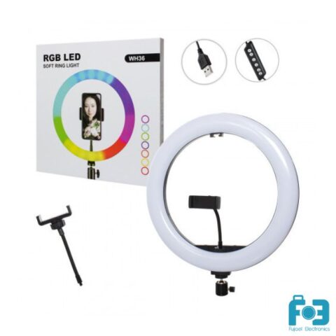 RGB LED WH36 soft ring light