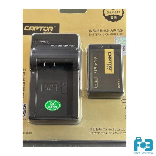 CAPTOR S-LP-E17 Li-ion Battery and Charger kit Full Specifications