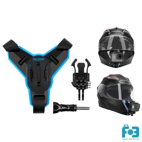 TELESIN GP-HBM-MT6 Motorcycle Helmet Mount for GoPro and other Sport Cameras