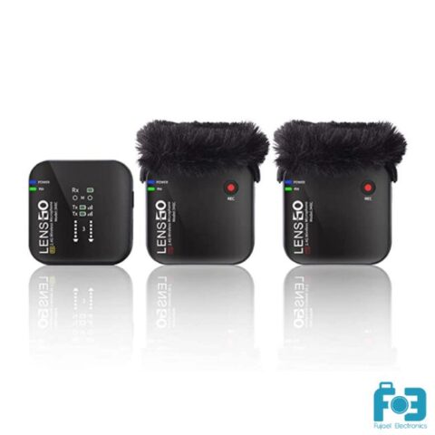 LENSGO 348C 2.4G Wireless Lavalier Microphone System
