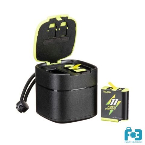 TELESIN GP-FCK-811 2-Slot Fast Charging Box And 2Pcs Battery Kit For GoPro Hero 11/10/9