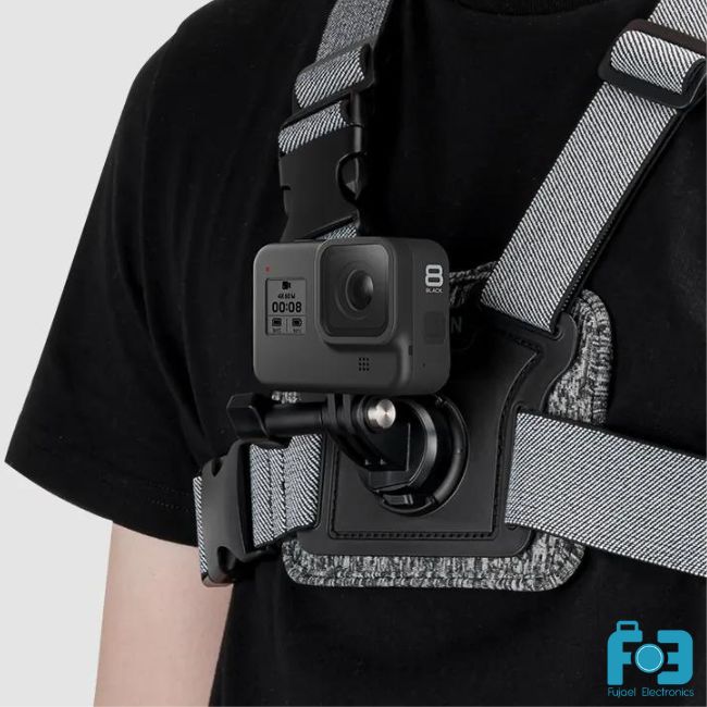 TELESIN GP-CGP-T06 Chest Strap Front Rear Double Mount Strong Elasticity