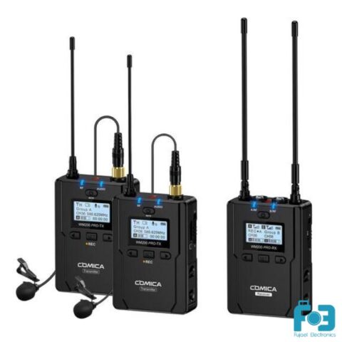 COMICA WM200 PRO(C) UHF Metal Dual-channel Wireless Microphone