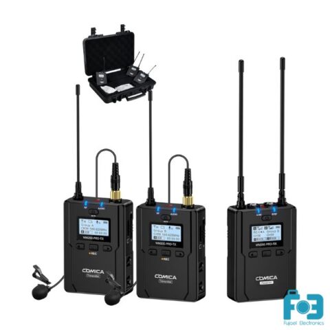 COMICA WM200II(A) UHF Metal Wireless Microphone with Dual-transmitters and One Receiver (AA Battery Version)