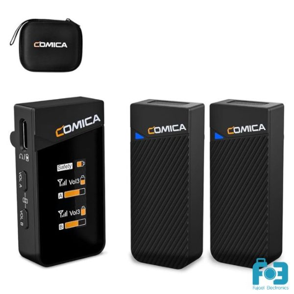 COMICA Vimo C2 2.4G Dual-channel Mini Wireless Microphone