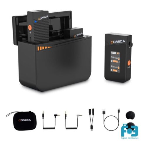 COMICA Vimo C3 2.4G Dual-channel Mini Wireless Microphone