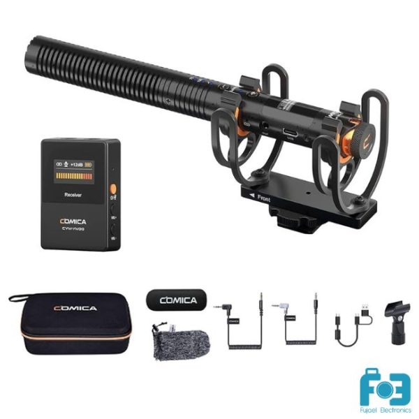 COMICA VM30 2.4G Super Cardioid Condenser Wireless Shotgun Microphone