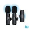 K8 Wireless Lavalier Two Microphone for iphone and Type C