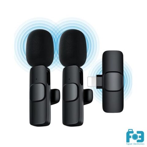 K8 Wireless Lavalier Two Microphone for iphone and Type C