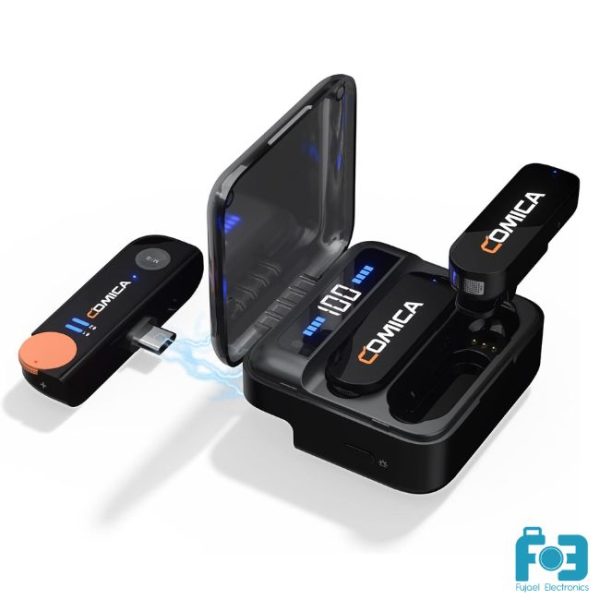 COMICA Vimo S-UC 2.4G Dual-channel Mini Wireless Microphone