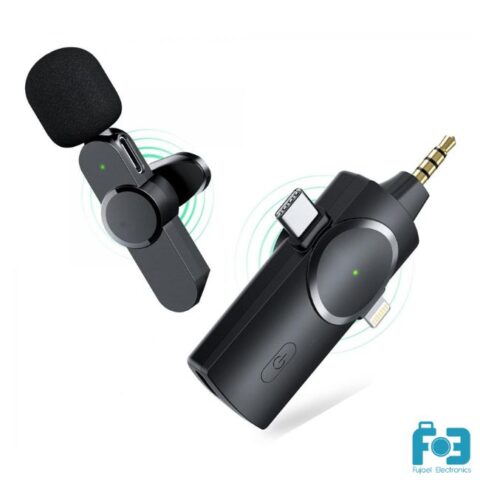 AP031 Wireless Lavalier Microphone 3-in-1 Plug-Play