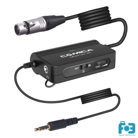 COMICA LinkFlex AD1 XLR Interface Preamp Audio Adapter (For Camera & Phone)