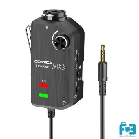COMICA LinkFlex AD2 XLR/6.35mm Audio Preamp Adapter/Interface