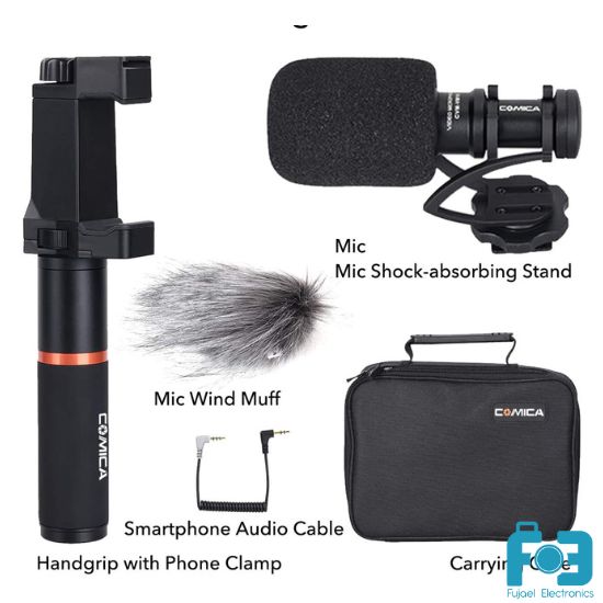 COMICA CVM-VM10-K1 Full Metal MINI compact on-camera Cardioid Directional Shotgun Video Microphone KIT