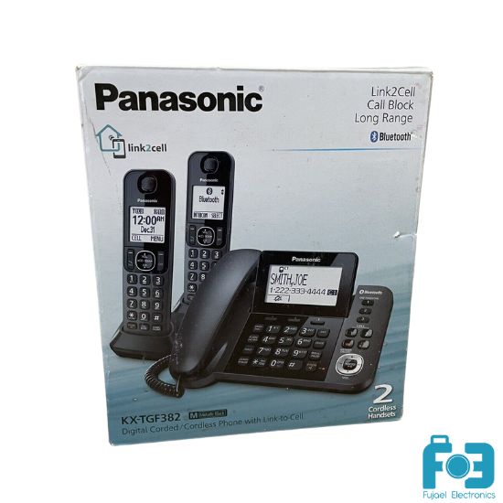 Panasonic KX-TGF382 Digital Corded Phone with Link to Cell