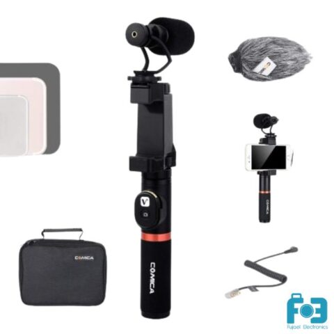 COMICA CVM-VM10-K3 Full Metal MINI compact on-camera Cardioid Directional Shotgun Video Microphone KIT