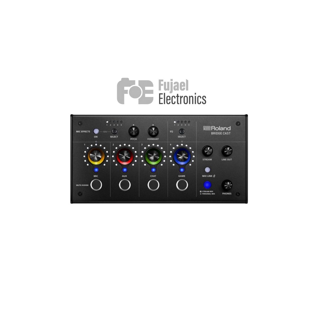 Roland BRIDGE CAST Roland BRIDGE CAST Dual-Bus Gaming Audio Mixer.