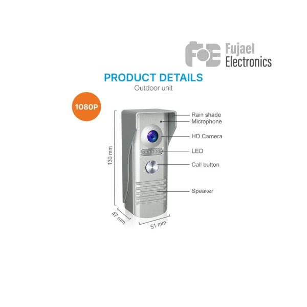 RL-C07F 7" Color Video Doorphone