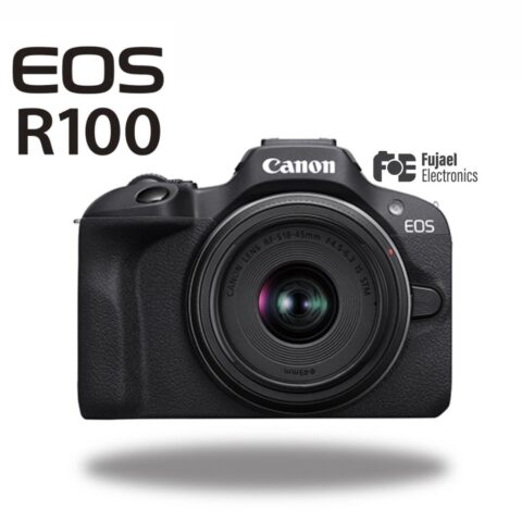 Canon EOS R100 Mirrorless Camera with 18-45mm Lens