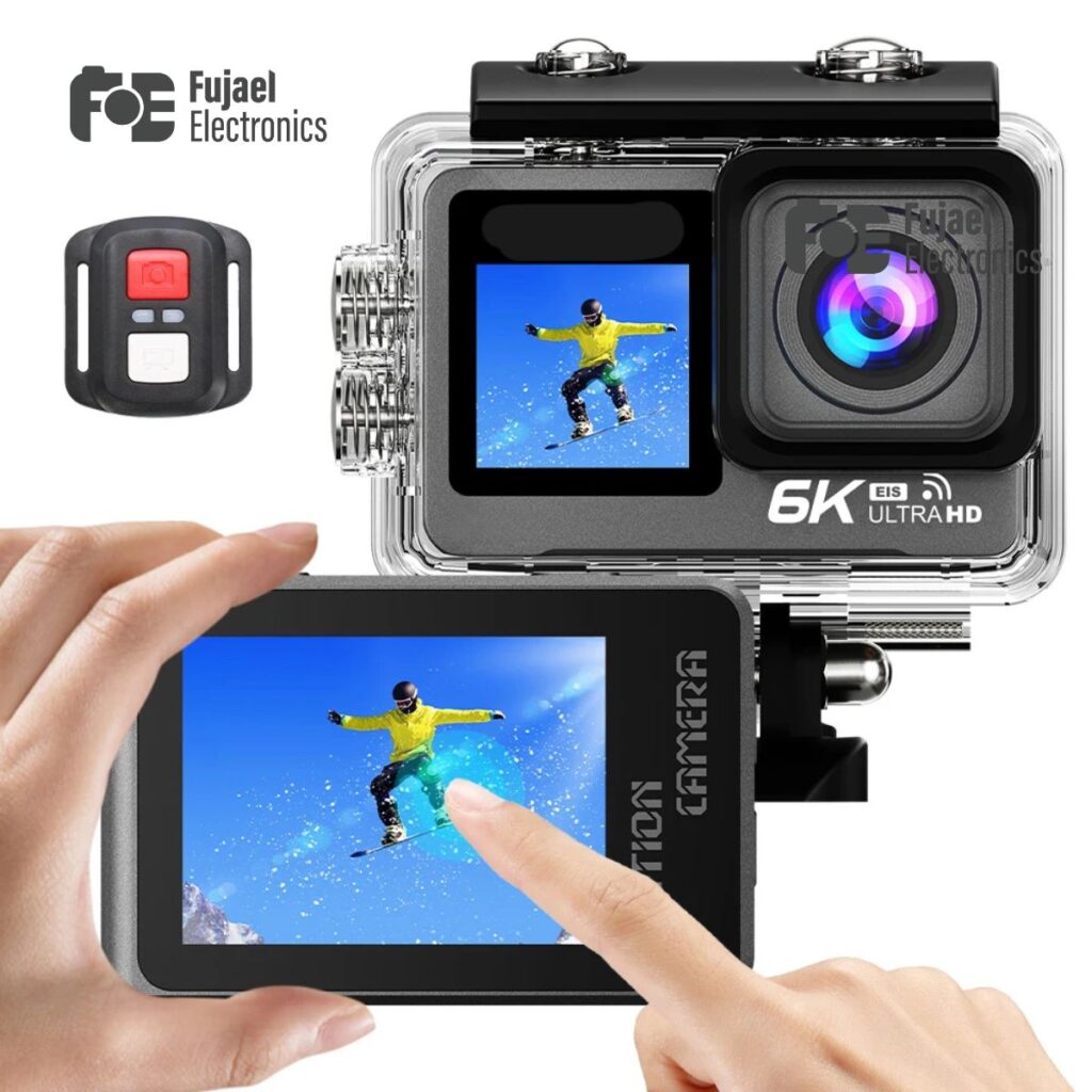 Ausek AT-M84TR 6K Ultra HD WiFi Dual Screen Waterproof Action Camera 2 Ausek AT-M84TR 6K Ultra HD WiFi Dual Screen Waterproof Action Camera