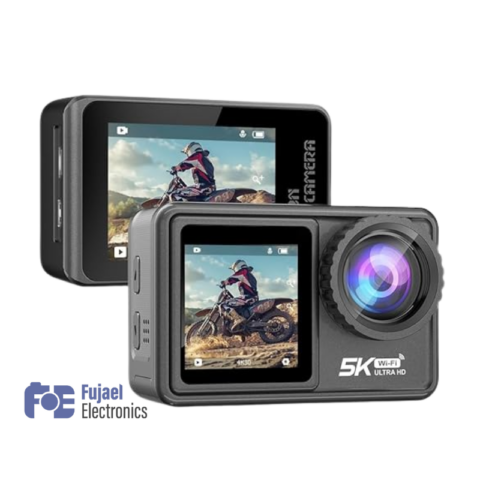 Ausek AT-M84TR 5K Ultra HD WiFi Dual Screen Waterproof Action Camera