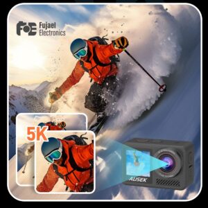 Ausek M90TR 5K 60FPS Action Camera
